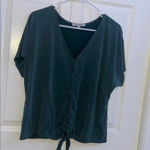 Dark Green Button down shirt